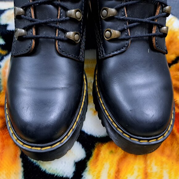 Dr. Martens Leona Boot Women Size 6 Black - Picture 13 of 13
